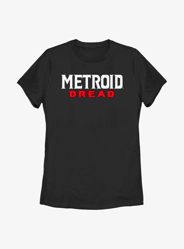 Nintendo Metroid Dread Logo Womens T-Shirt