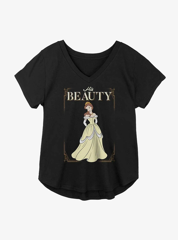 Disney Beauty And The Beast His Belle Girls Plus T-Shirt