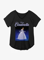 Disney Cinderella Dress Transformation Girls Plus T-Shirt