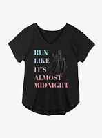 Disney Cinderella Run Like It's Almost Midnight Girls Plus T-Shirt