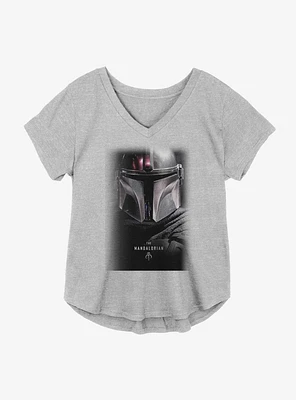Star Wars The Mandalorian Hero Shot Girls Plus T-Shirt