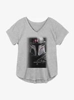 Star Wars The Mandalorian Hero Shot Girls Plus T-Shirt