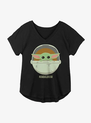 Star Wars The Mandalorian Child Cute Girls Plus T-Shirt