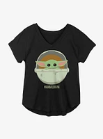 Star Wars The Mandalorian Child Cute Girls Plus T-Shirt