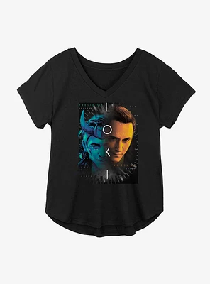 Marvel Loki Choices Girls Plus T-Shirt
