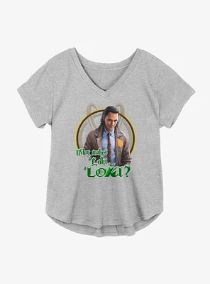 Marvel Loki Makes A Loki? Girls Plus T-Shirt