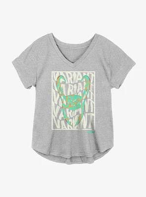 Marvel Loki Variant Girls Plus T-Shirt