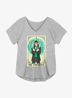 Marvel Loki The Trickster Tarot Variant Girls Plus T-Shirt