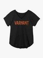 Marvel Loki Variant L1130 Girls Plus T-Shirt