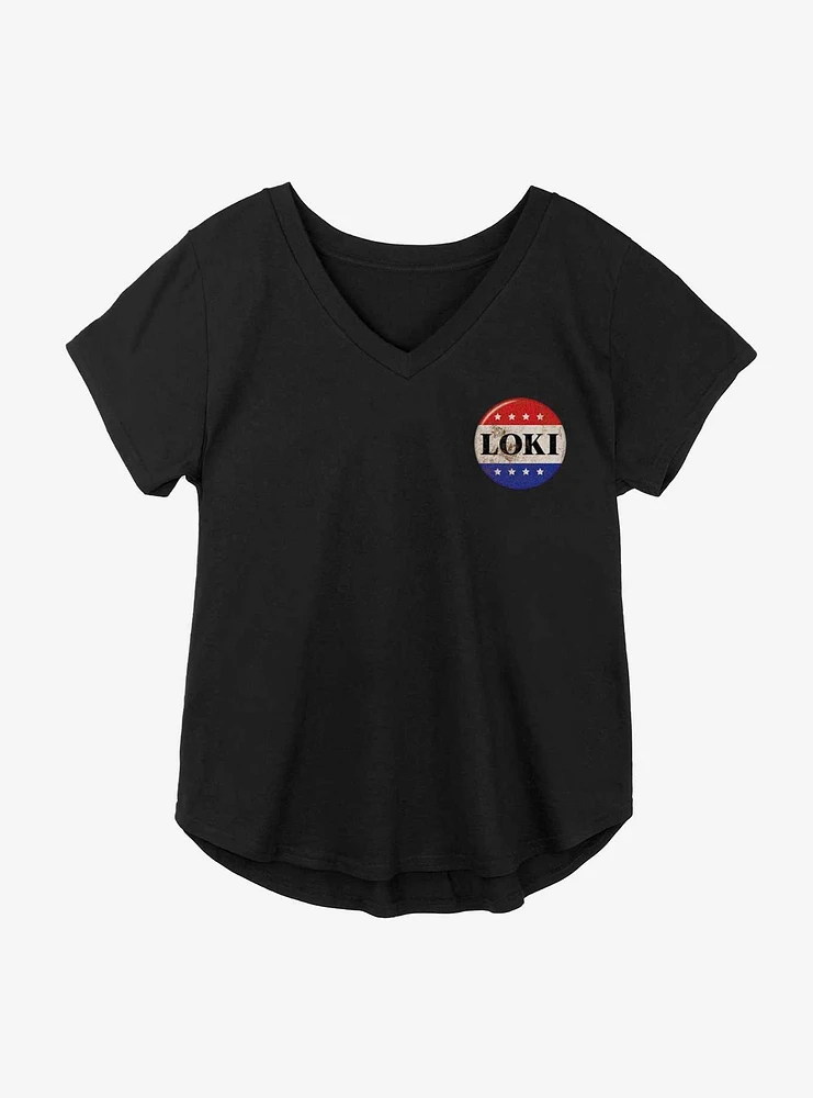 Marvel Loki Vote For Girls Plus T-Shirt