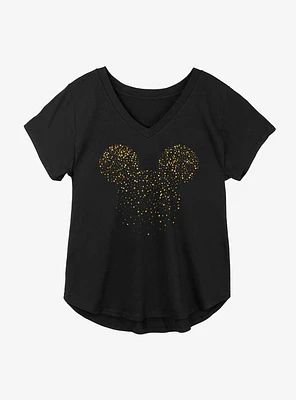 Disney Mickey Mouse Confetti Fill Girls Plus T-Shirt
