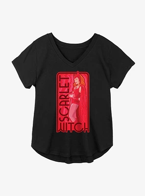 Marvel WandaVision Scarlet Witch Frame Girls Plus T-Shirt