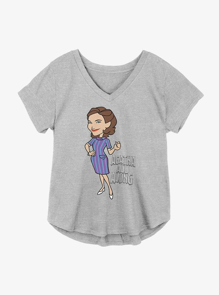 Marvel WandaVision Agatha Girls Plus T-Shirt