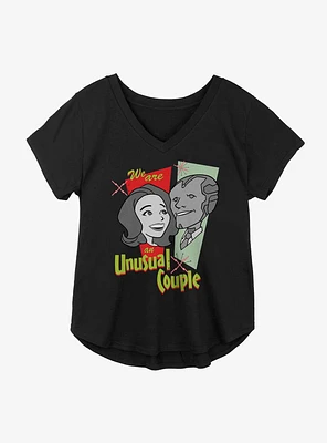 Marvel WandaVision Paired Couple Girls Plus T-Shirt