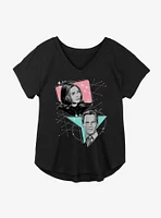 Marvel WandaVision Pastel Retro Art Girls Plus T-Shirt