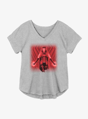 Marvel WandaVision Scarlet Witch True Power Girls Plus T-Shirt