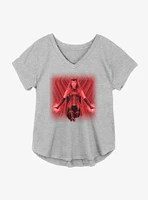 Marvel WandaVision Scarlet Witch True Power Girls Plus T-Shirt
