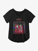 Marvel WandaVision Retro Glitch Television Girls Plus T-Shirt