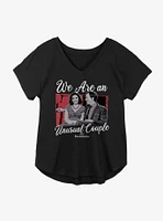 Marvel WandaVision Romantic Unusual Couple Girls Plus T-Shirt
