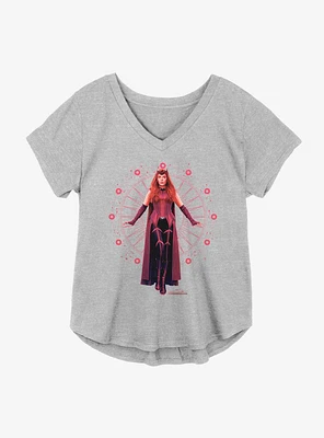 Marvel WandaVision Scarlet Witch Energy Girls Plus T-Shirt