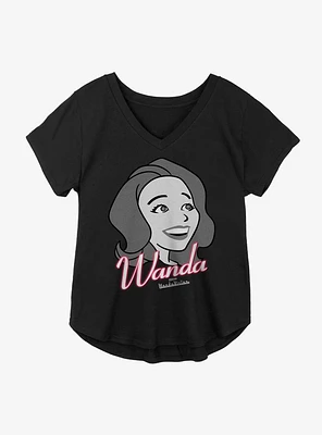 Marvel WandaVision Wanda Smiles Girls Plus T-Shirt