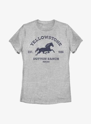 Yellowstone Dutton Ranch Badge Womens T-Shirt
