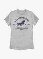 Yellowstone Dutton Ranch Badge Womens T-Shirt