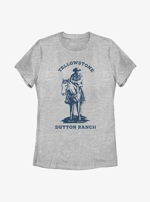 Yellowstone Dutton Ranch Distressed Womens T-Shirt