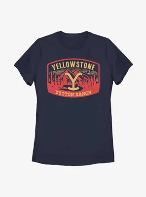 Yellowstone Mountains Womens T-Shirt