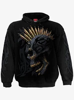 Black Gold Skull Hoodie