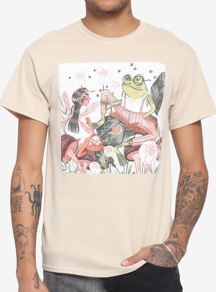 Fairy & Frog Friends T-Shirt By Iz Ptica