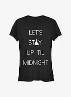 Disney Cinderella Lets Stay Up Til Midnight Girls T-Shirt