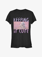 Star Wars The Mandalorian Keeping It Cute Girls T-Shirt