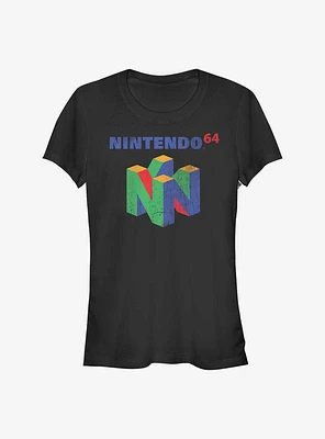 Nintendo N64 Logo Girls T-Shirt