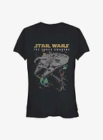 Star Wars: The Force Awakens Lined Up Girls T-Shirt