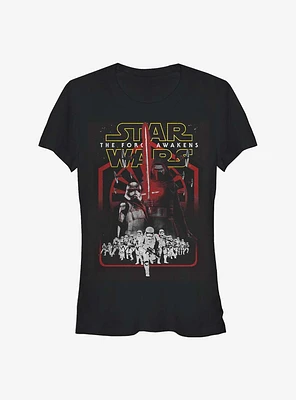 Star Wars: The Force Awakens Resistance Poster Girls T-Shirt