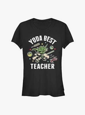Star Wars The Clone Yoda Best Teacher Girls T-Shirt