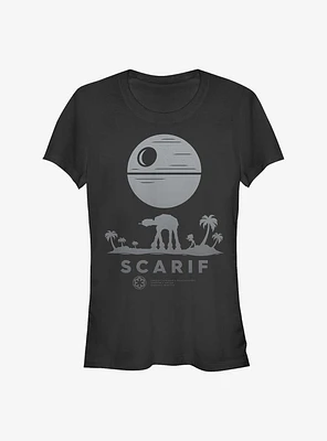 Star Wars Rogue One: A Story Scarif Scene Girls T-Shirt