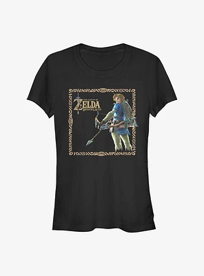 Nintendo Zelda Breath Of The Wild Link Girls T-Shirt
