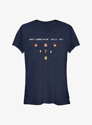 Nintendo Zelda Buy Something Will Ya Girls T-Shirt