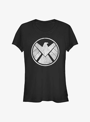 Marvel Avengers Distressed Shield Girls T-Shirt
