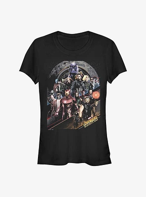 Marvel Avengers Infinity Poster Girls T-Shirt