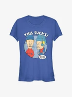 Beavis And Butt-Head Fuh Frozen Girls T-Shirt