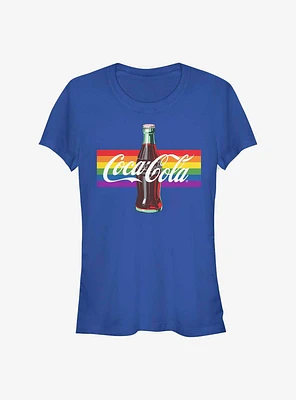 Coke Bottle Rainbow Logo Girls T-Shirt