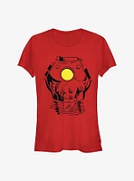 Marvel Iron Man Suit Girls T-Shirt