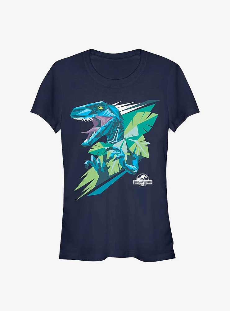 Jurassic Park Blue Dino Girls T-Shirt