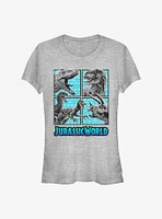 Jurassic World Face Your Fears Dinos Girls T-Shirt