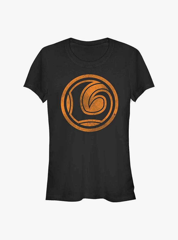 Marvel Loki Orange Logo Girls T-Shirt