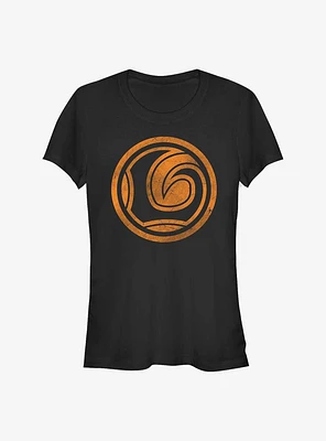 Marvel Loki Orange Logo Girls T-Shirt