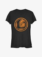 Marvel Loki Orange Logo Girls T-Shirt